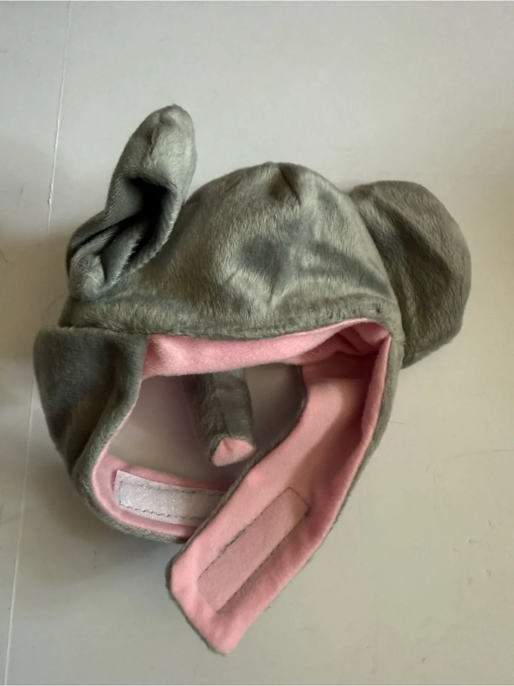 Elephant dog costume / hat. Size one size